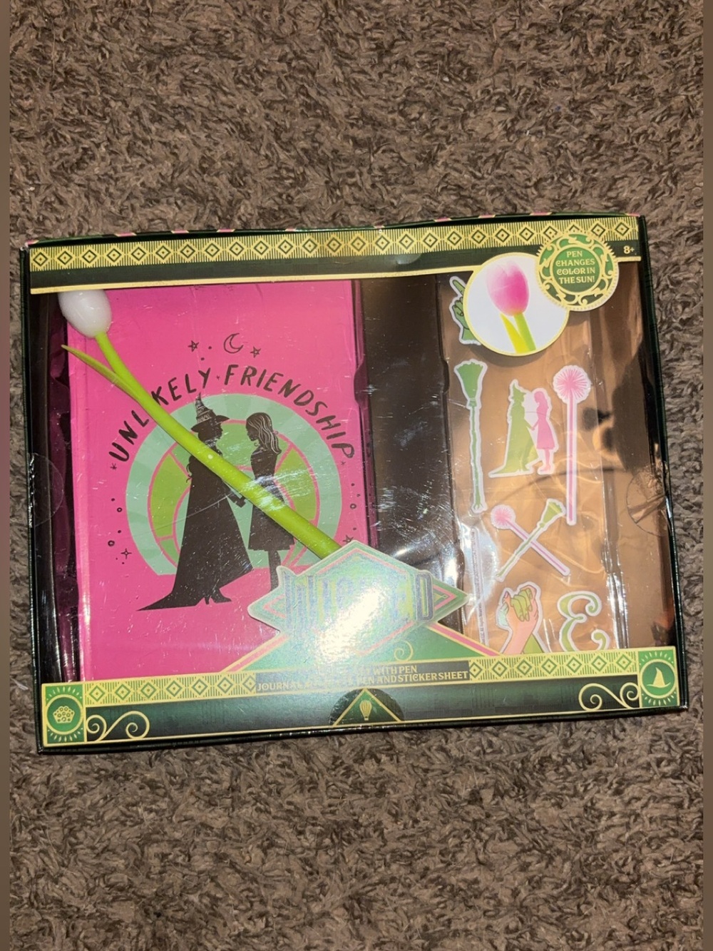 Wicked Friendship Pink Journal & Sticker Gift Set